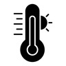 thermometer filled icon