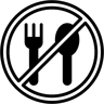 digiuno duotono icona