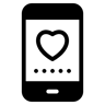 移动应用程序 duotone 图标