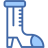 female boots two color icon