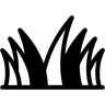 草 双色调 图标