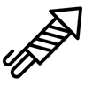 firecracker line icon