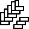 floor tiles line icon