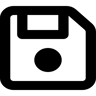 гибкий диск line иконка