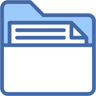 folder two color icon