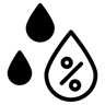 humidity duotone icon