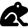 frog filled icon