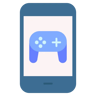 mobile game flat icon