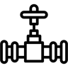 صمام خط أيقونة
