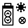 микроб duotone иконка