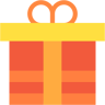هدية flat أيقونة