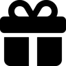 礼物 填充 图标