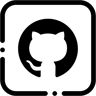 github плоские иконка