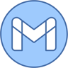 gmail logo two color icon