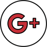 logo google plus warna linear ikon