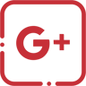 Google plus datar ikon