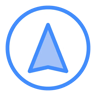 gps two color icon