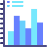 bar graph flat icon