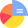 pie chart flat icon