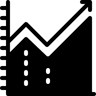 bar chart filled icon
