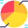 pie chart flat icon