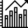 Balkendiagramm line Icon
