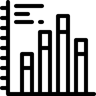 Balkendiagramm line Icon