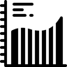 bar chart filled icon