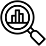 analysis line icon