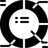pie chart filled icon
