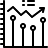 Balkendiagramm line Icon