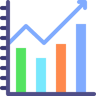 bar chart flat icon
