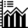 Balkendiagramm duotone Icon