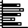 bar graph duotone icon