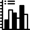 Balkendiagramm duotone Icon