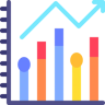 bar chart flat icon