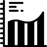 bar chart duotone icon