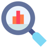 analyse plat icône
