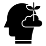 生长 填充 图标