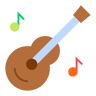 guitar flat icon