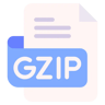 gzip file flat icon