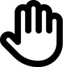 手 线条 图标