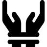 Hände gefesselt gefüllt Icon
