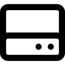 Festplatte linie Icon