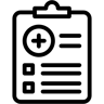 医疗报告 线条 图标