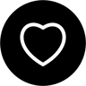 Herz duotone Icon