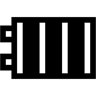 سخان ثنائي اللون أيقونة