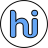 hi logo lineal color icon