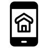 mobile app duotone icon