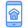 mobile app two color icon